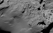 Image de la sonde Rosetta à 5,7km de la comète Tchoury 