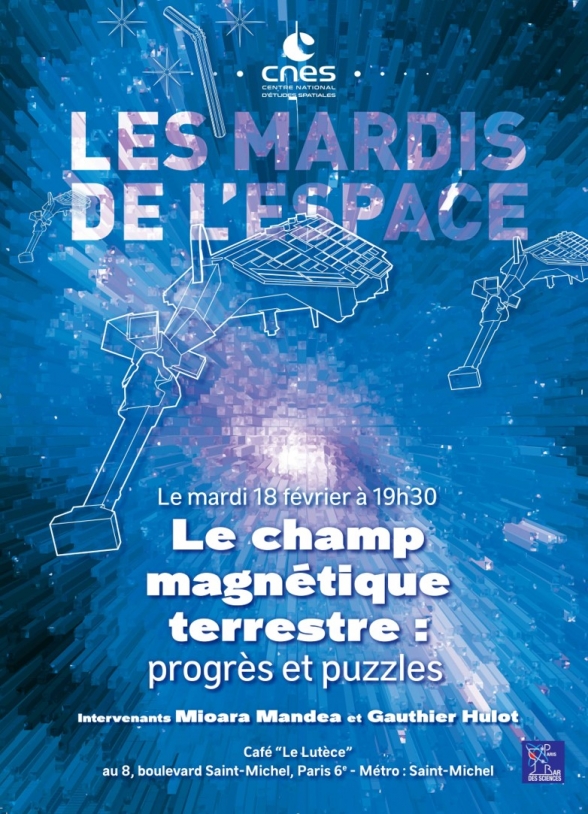 Affiche Mardi de l&#039;Espace - Champ magnétique fév. 2020